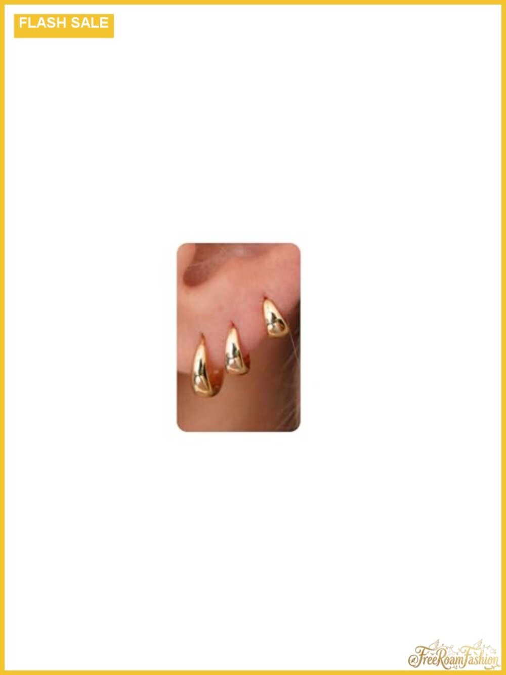 14k Gold Plated Huggie Hoop Earrings for Women, Hypoallergenic